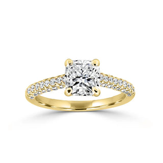 Stunning MicroPave Style Engagement Ring